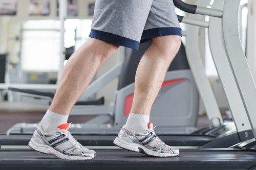 Walking Slowly on Treadmill Because of Weak Knees